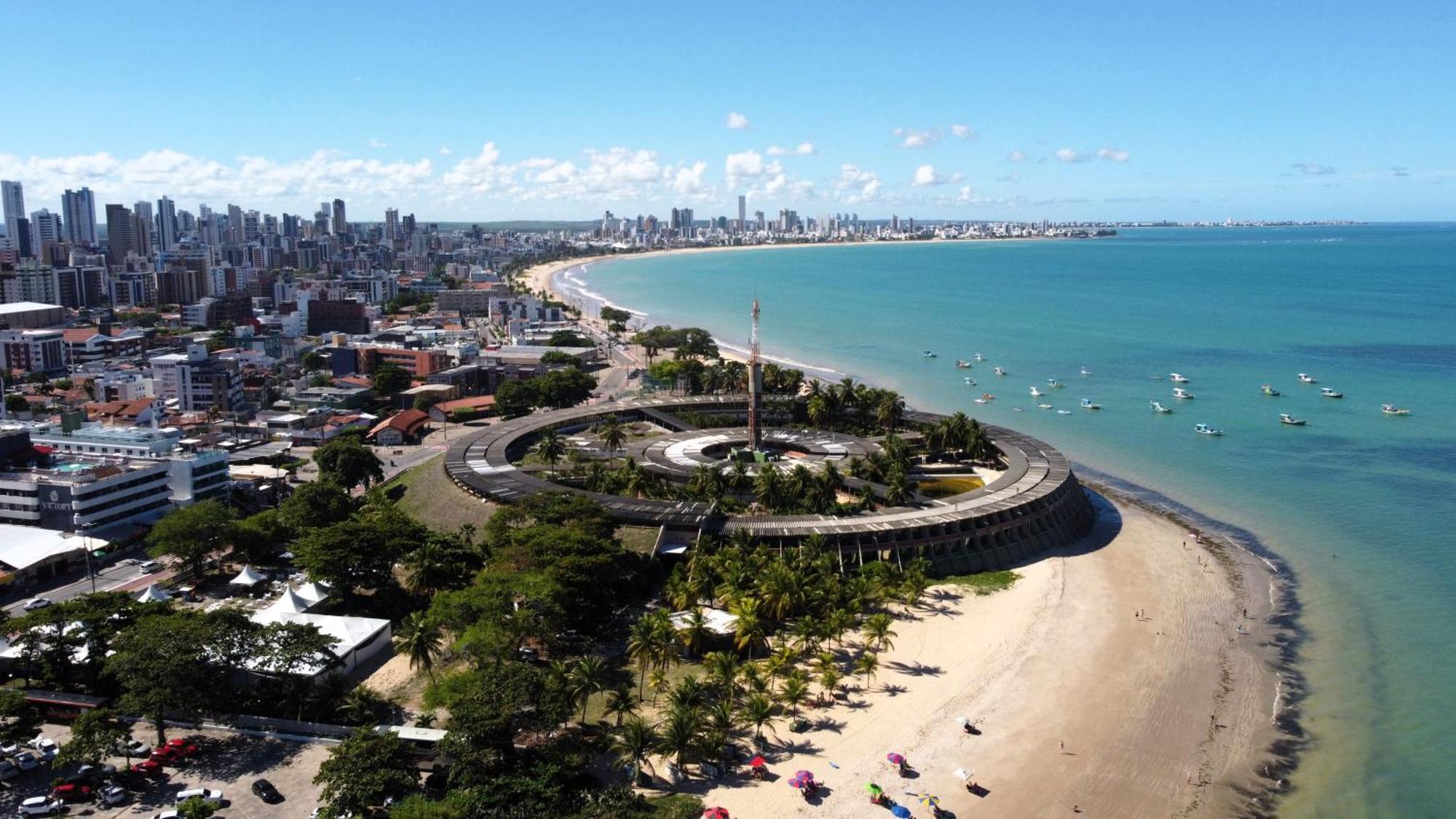 Flat A Beira Mar Na Orla De Cabo Branco Apartment Joao Pessoa Luaran gambar