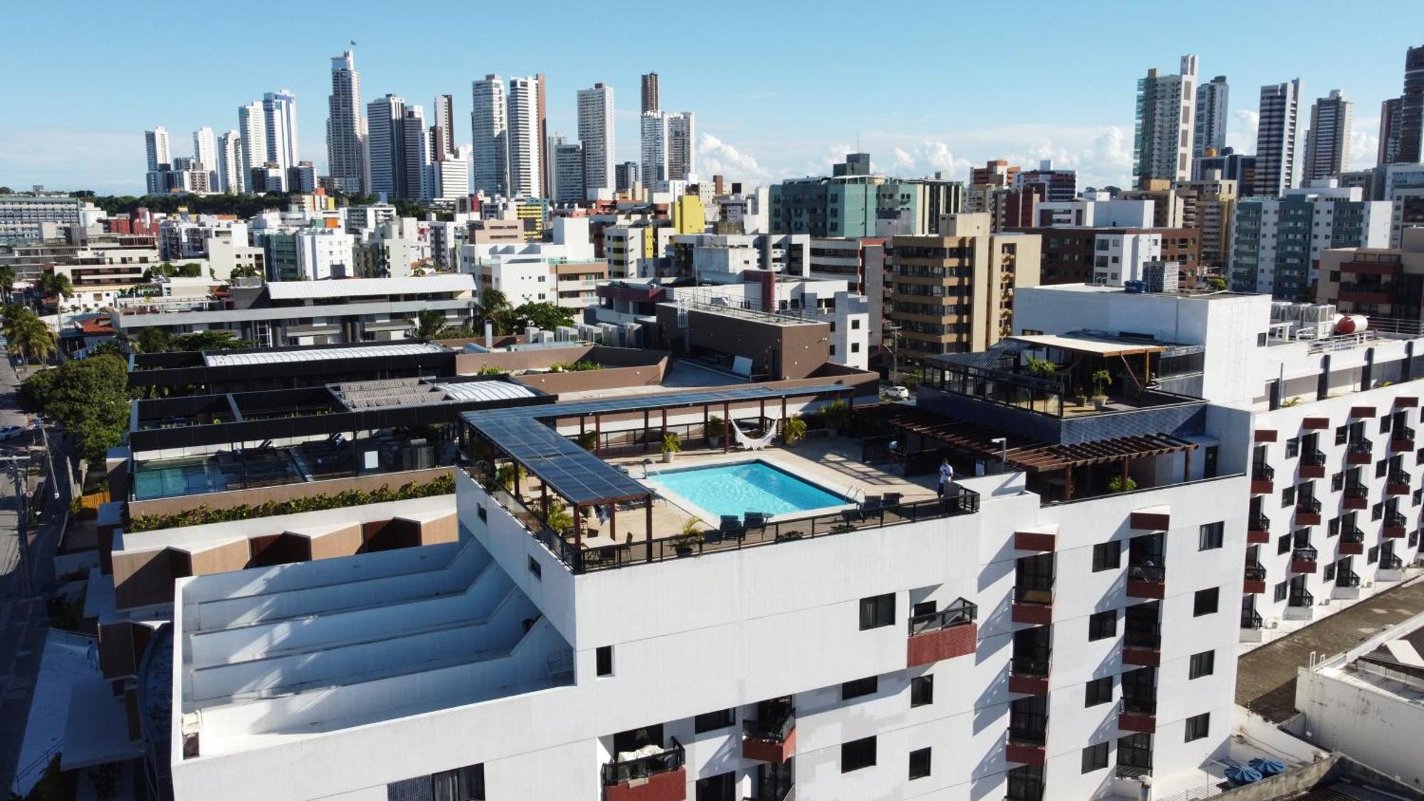 Flat A Beira Mar Na Orla De Cabo Branco Apartment Joao Pessoa Luaran gambar
