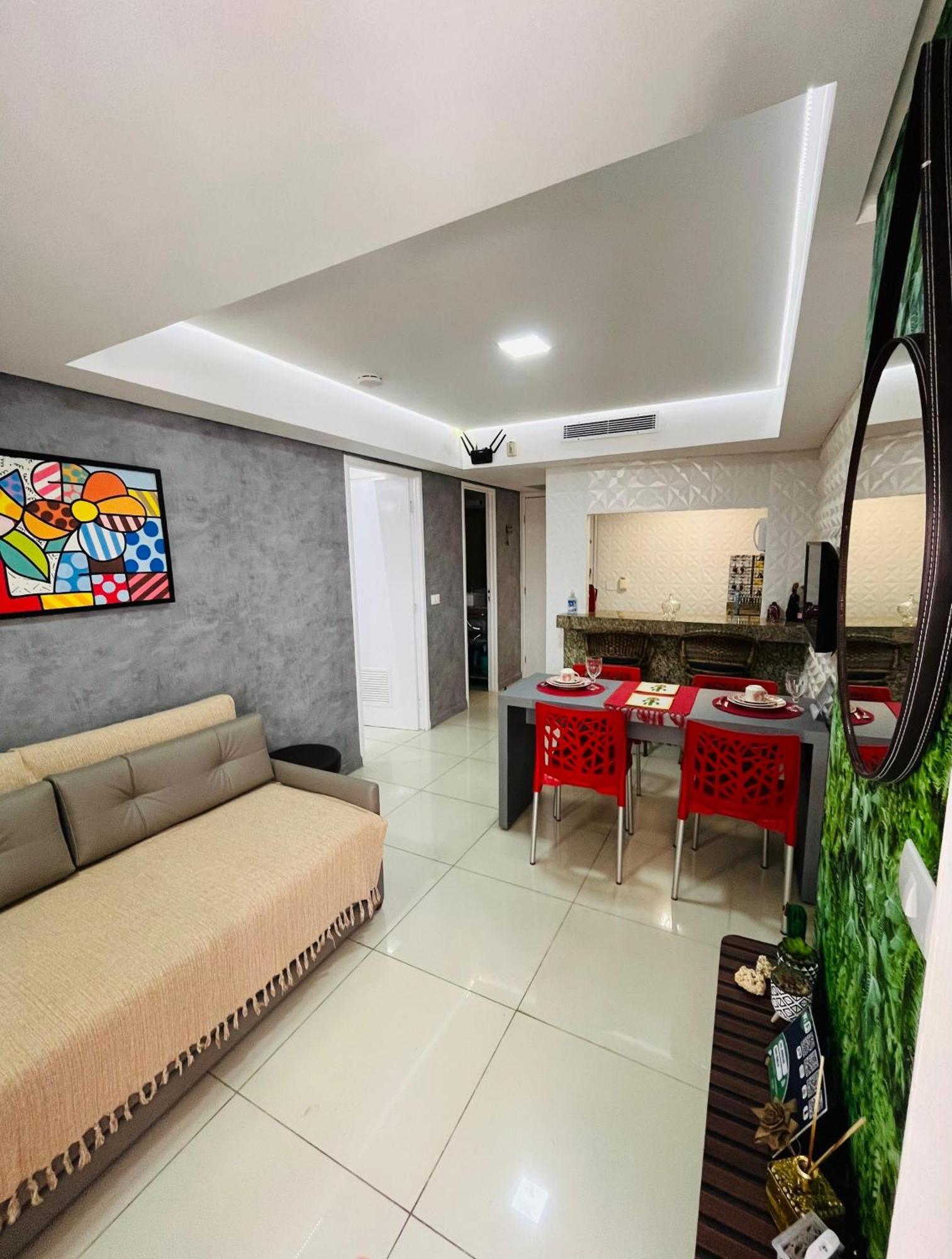 Flat A Beira Mar Na Orla De Cabo Branco Apartment Joao Pessoa Luaran gambar